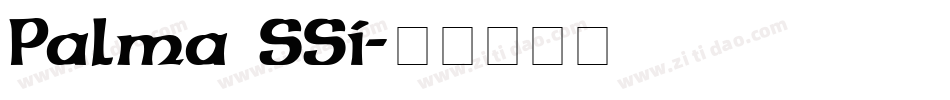 Palma SSi字体转换